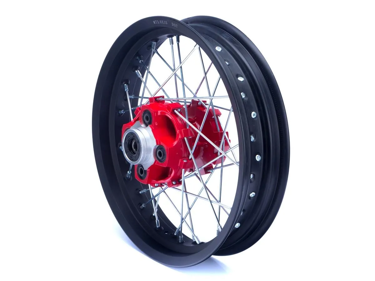 Koło tylne SCMB250 czerwone