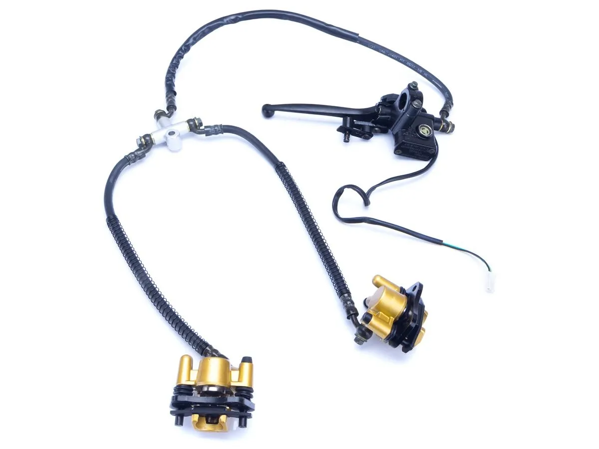 Hamulec kompletny przedni XM110