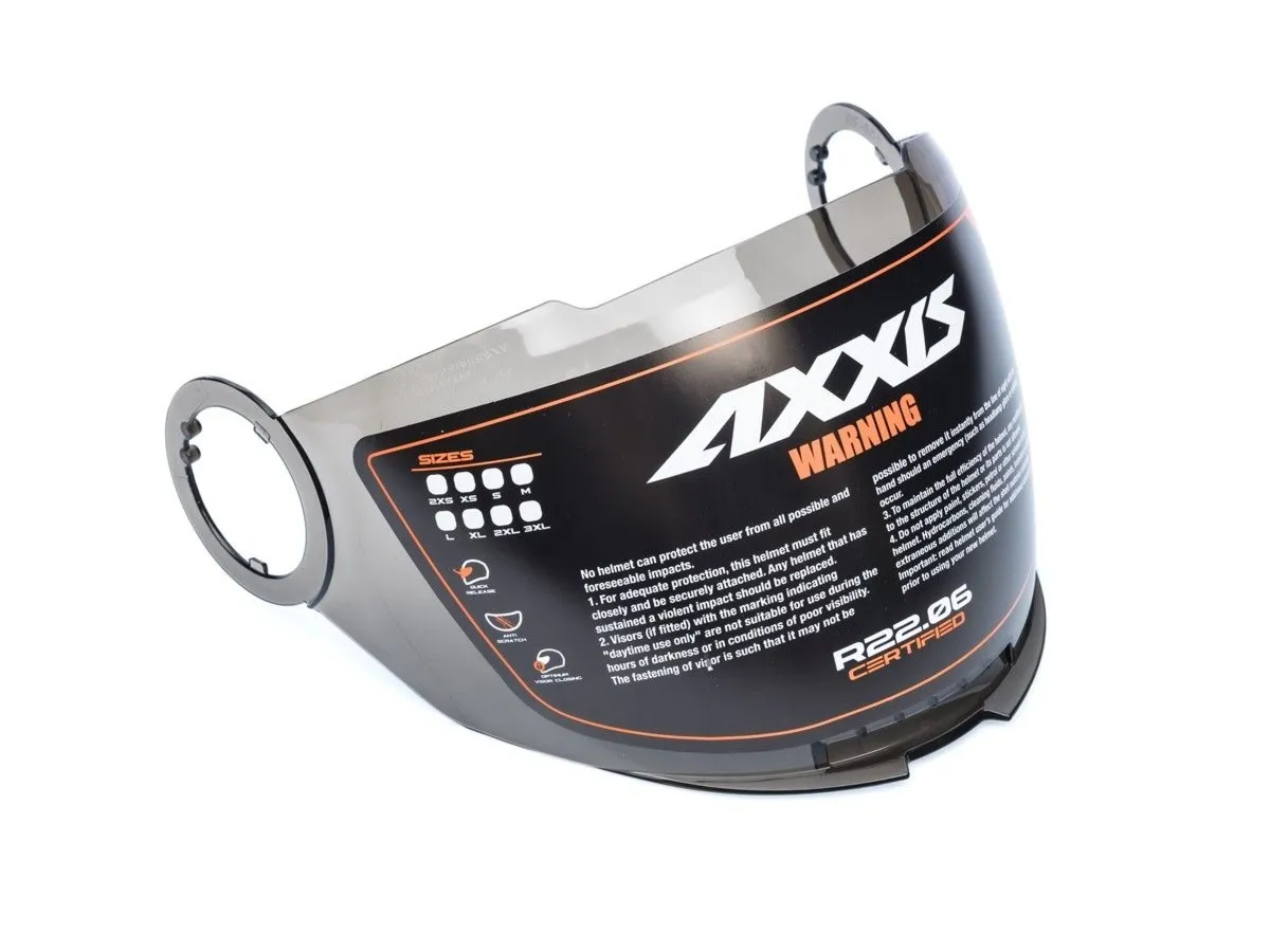 Szyba kasku AXXIS V-26B METRO przeciemniona