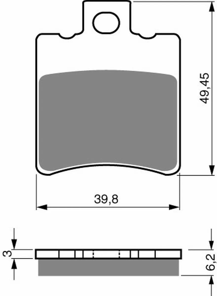 Klocki hamulca Gold Fren 098 AD