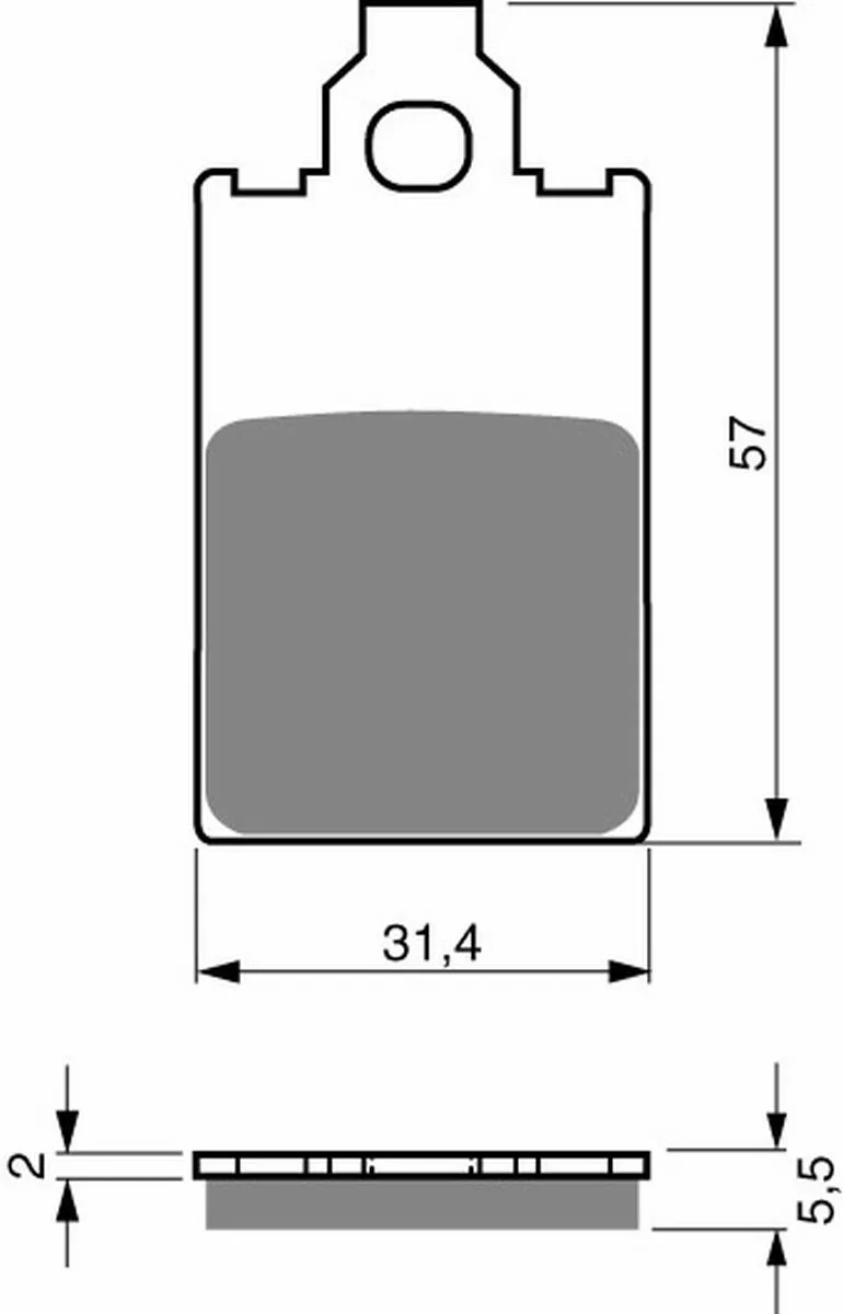 Klocki hamulca Gold Fren 115 AD