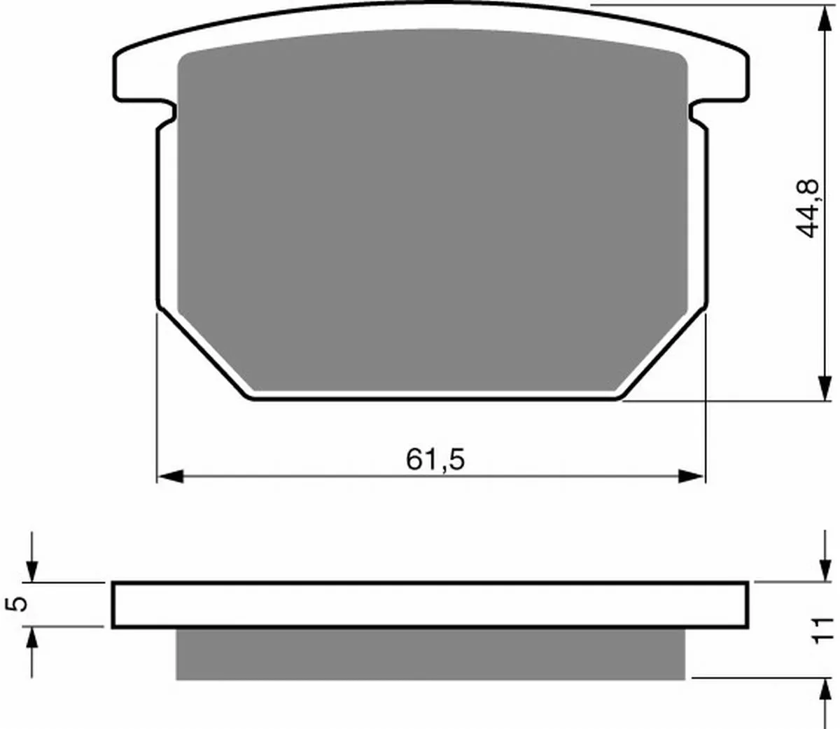 Klocki hamulca Gold Fren 138 AD