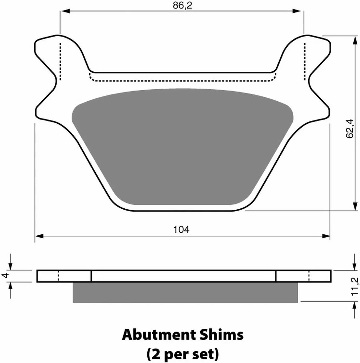 Klocki hamulca Gold Fren 056 S3