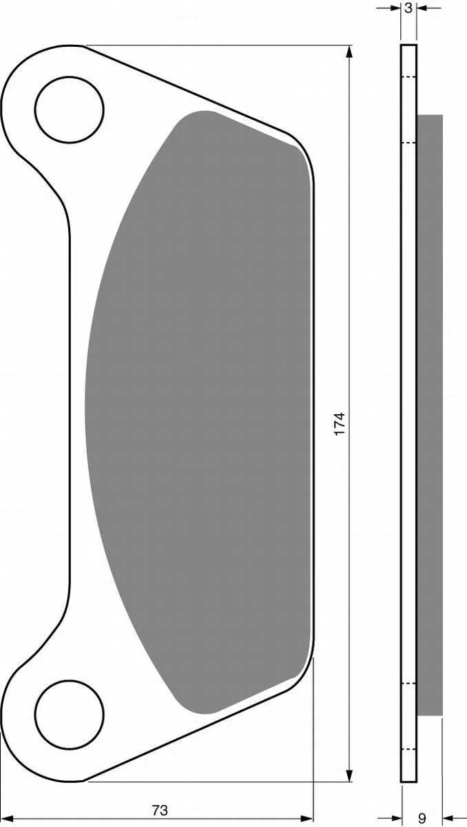 Klocki hamulca Gold Fren 061 S3