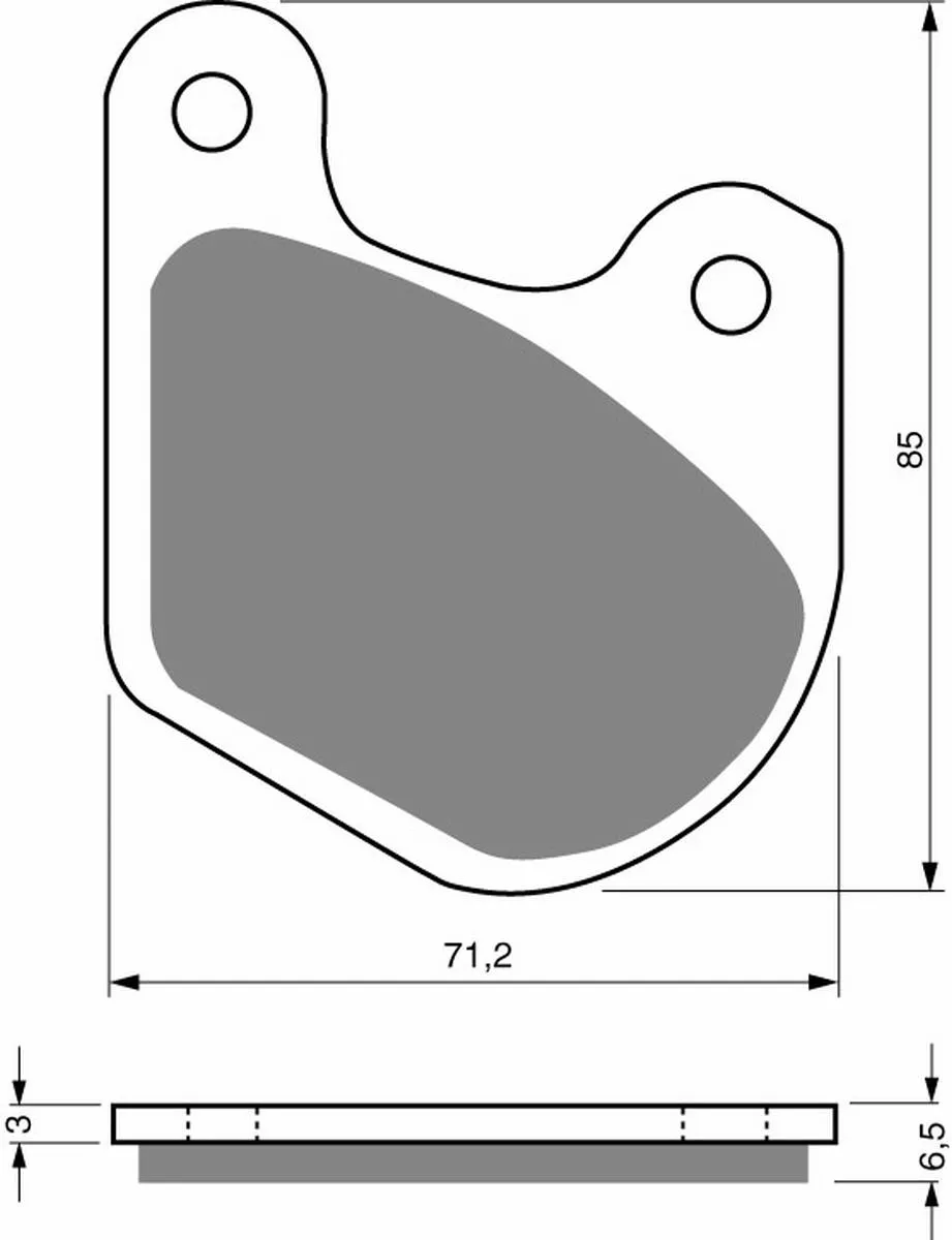 Klocki hamulca Gold Fren 062 S3