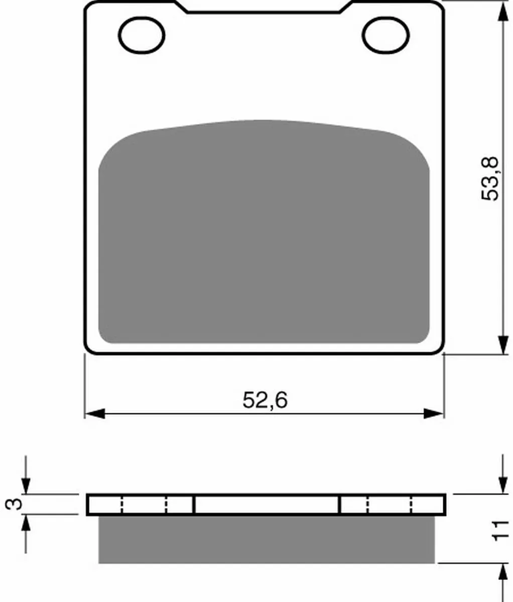 Klocki hamulca Gold Fren 068 S3