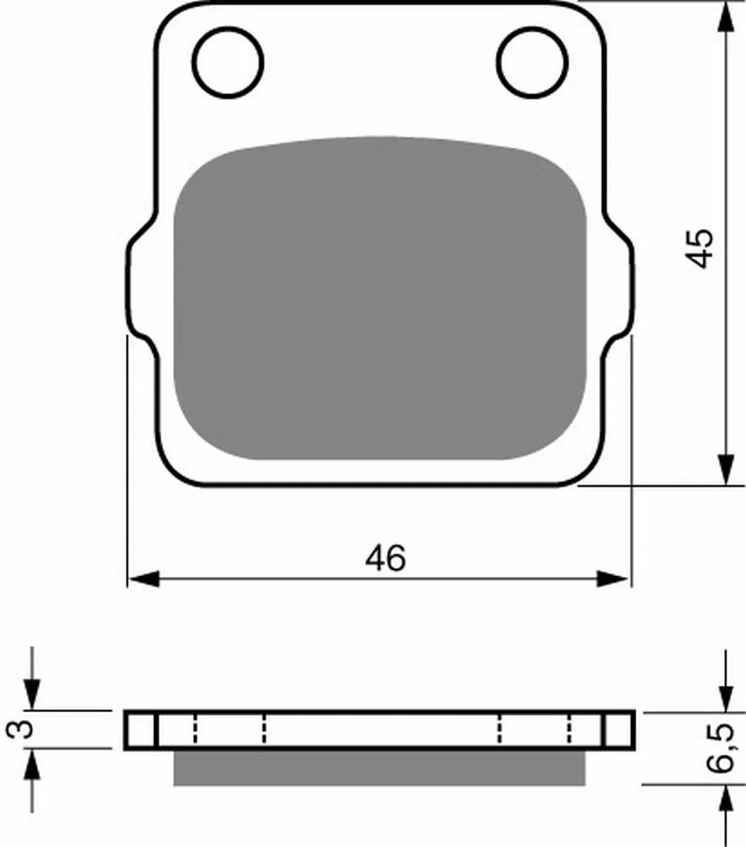 Klocki hamulca Gold Fren 077 AD