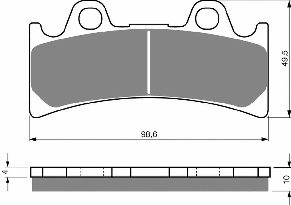 Klocki hamulca Gold Fren 054 S3