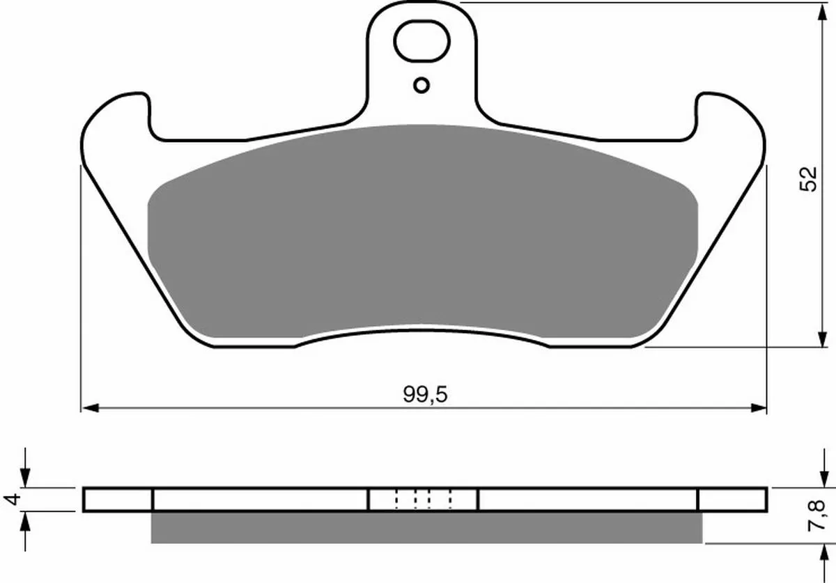 Klocki hamulca Gold Fren 089 S3