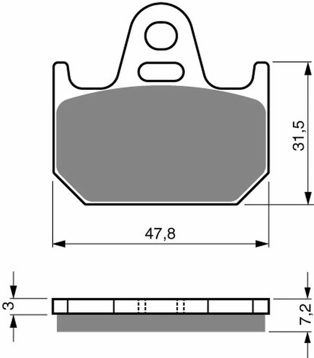 Klocki hamulca Gold Fren 158 S3