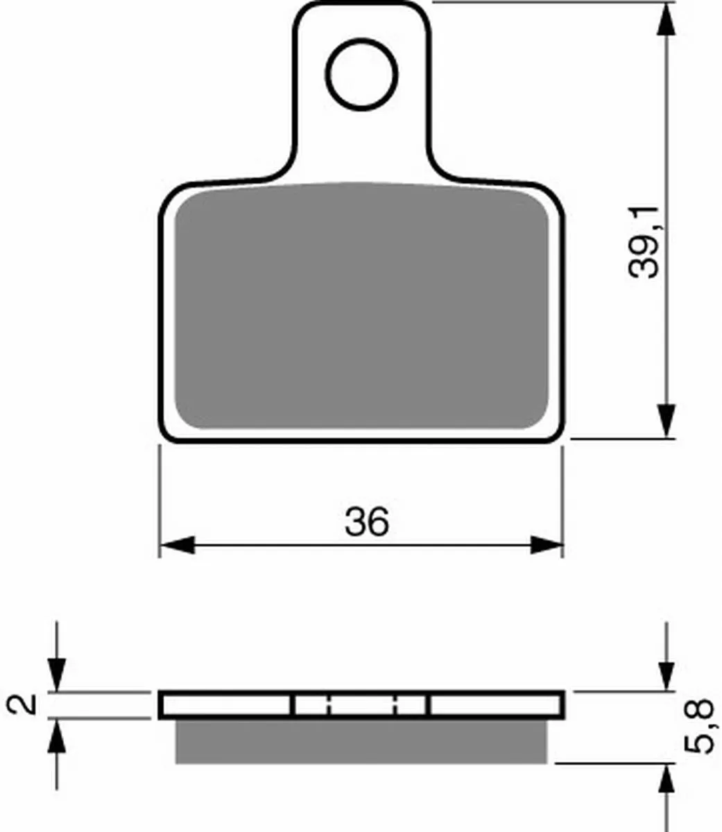 Klocki hamulca Gold Fren 173 S3