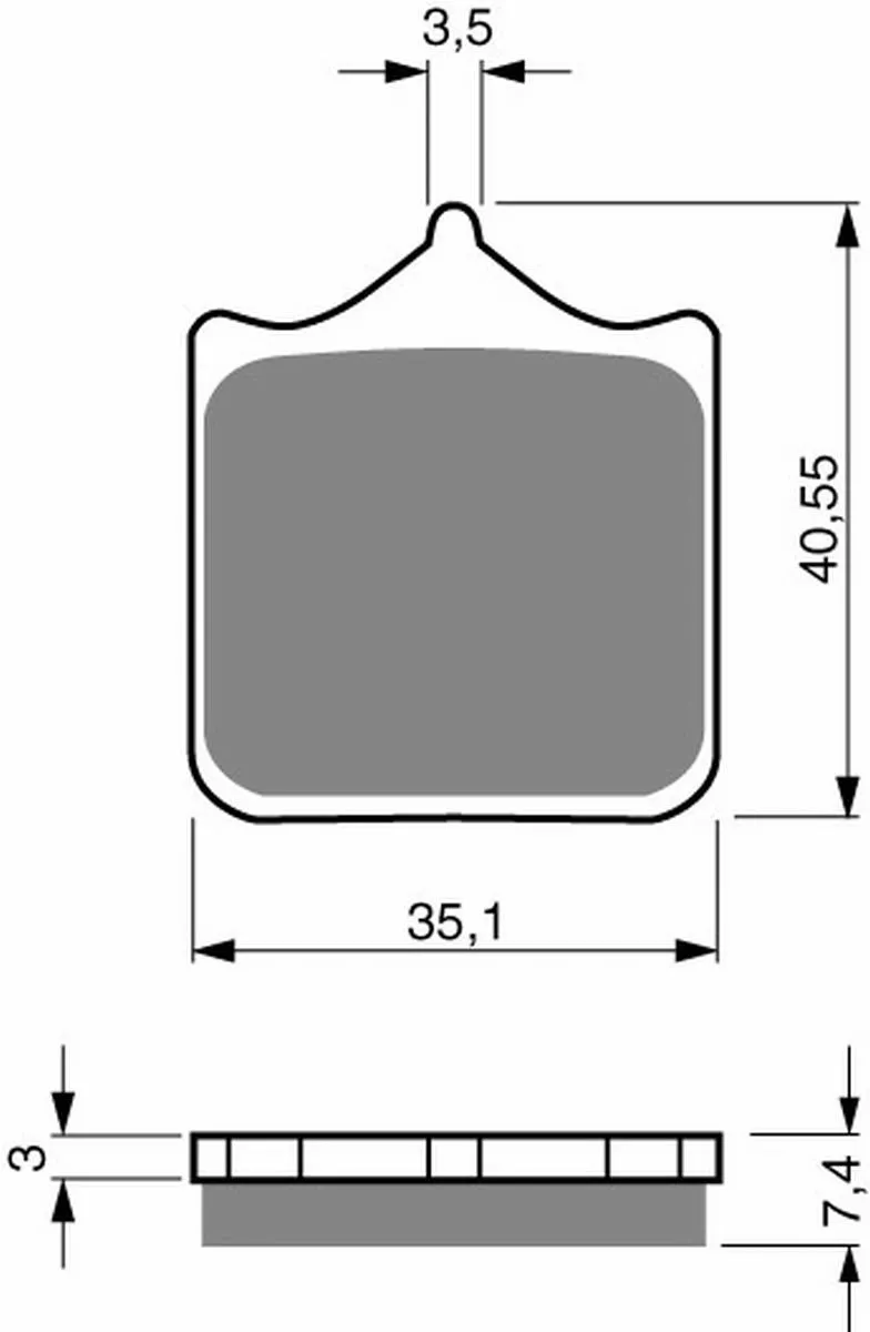 Klocki hamulca Gold Fren 177 S3