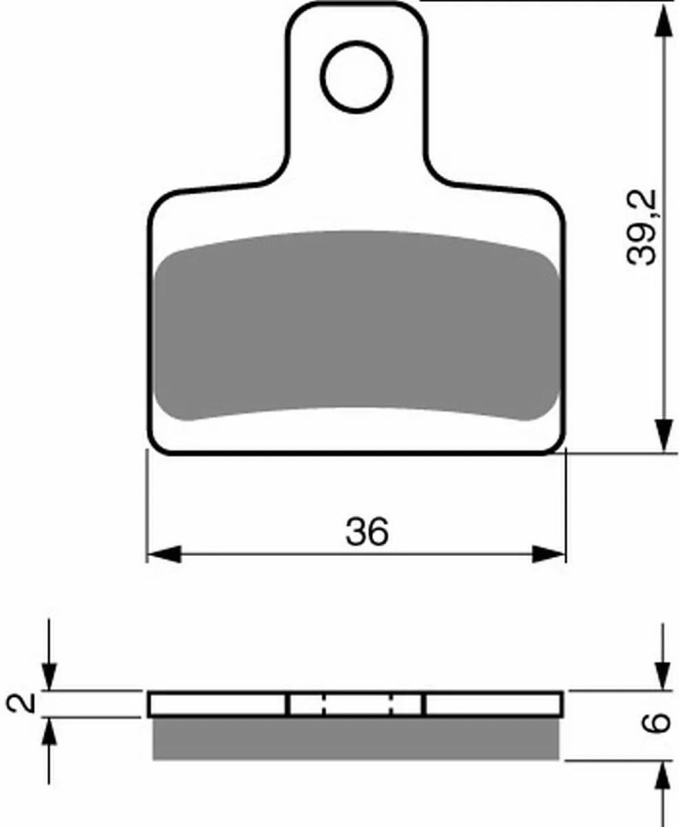 Klocki hamulca Gold Fren 199 S3