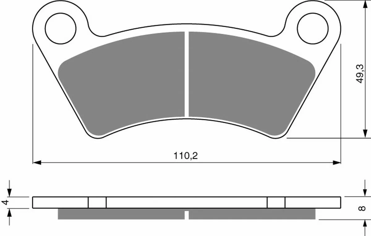 Klocki hamulca Gold Fren 294 S3