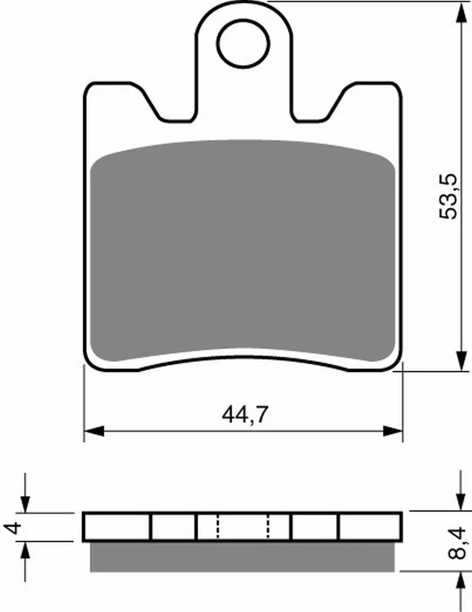 Klocki hamulca Gold Fren 326 S3