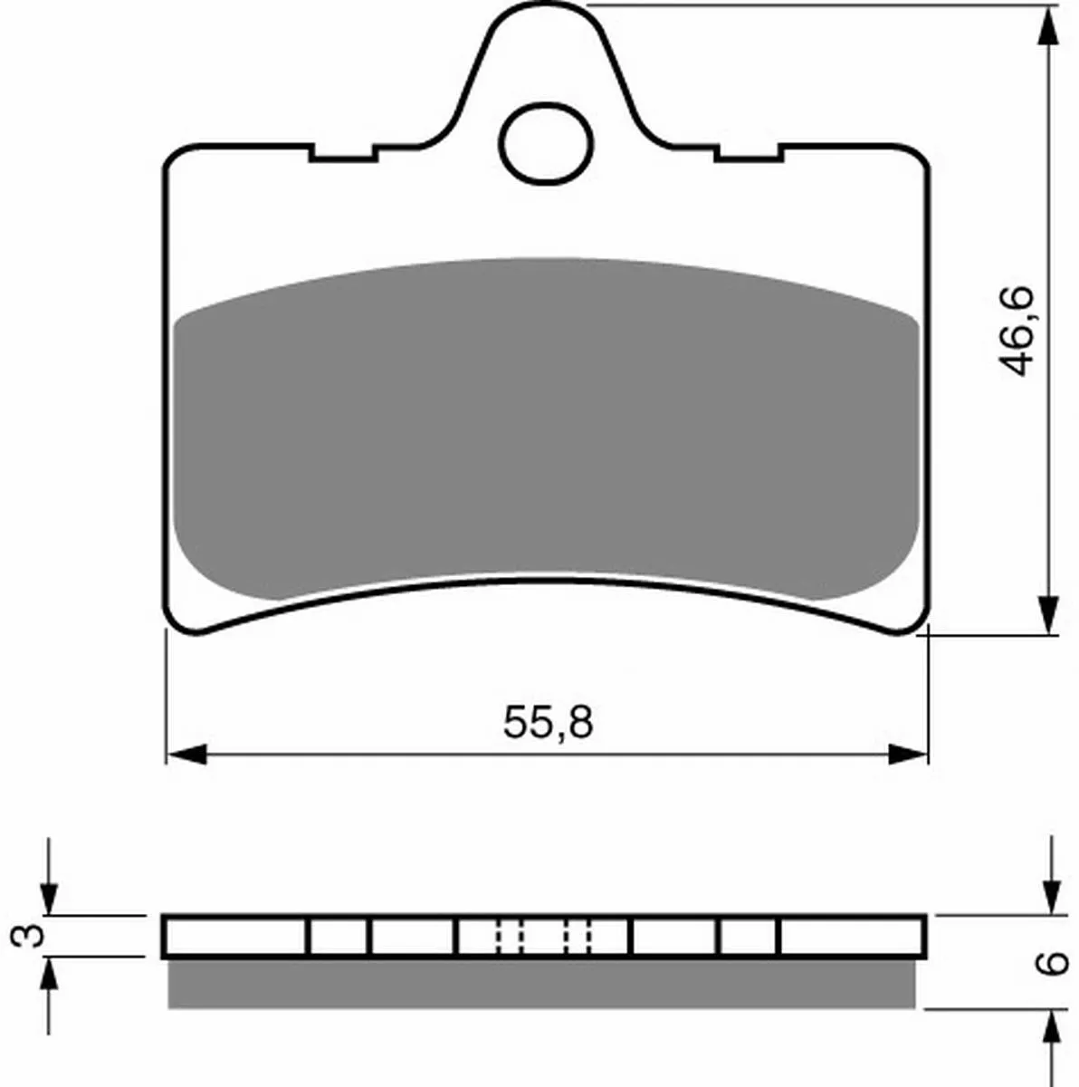 Klocki hamulca Gold Fren 066 S3