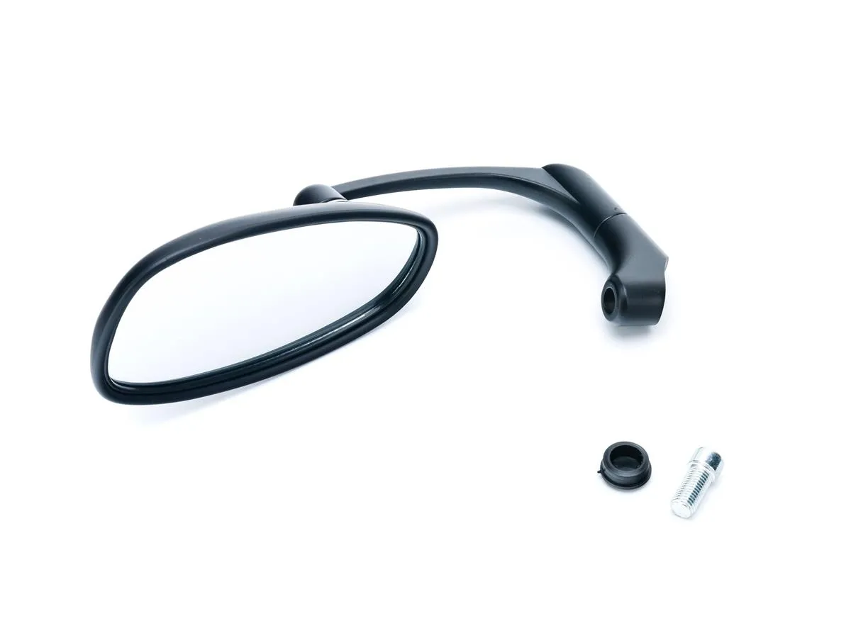 Lusterko UM CLASSIC125 P czarne