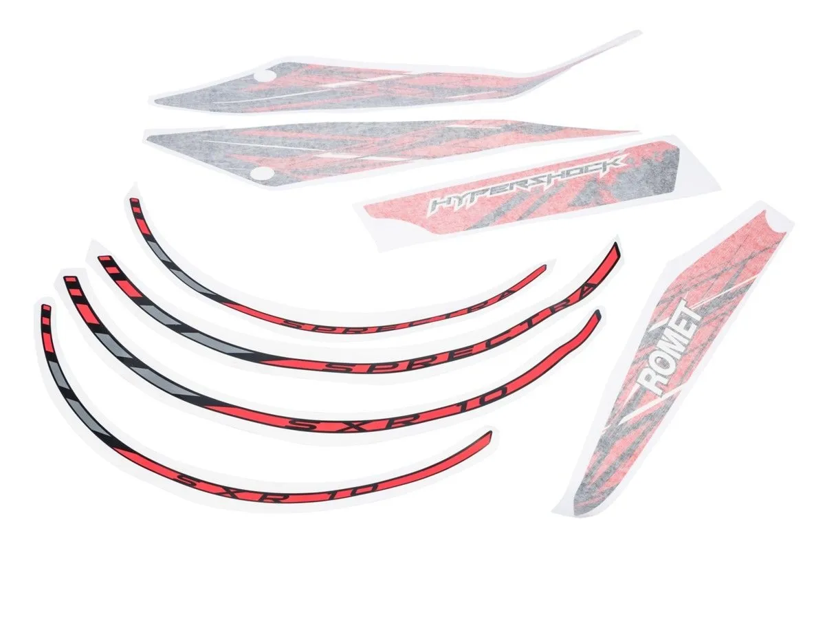Zestaw naklejek CRS250 czerwone