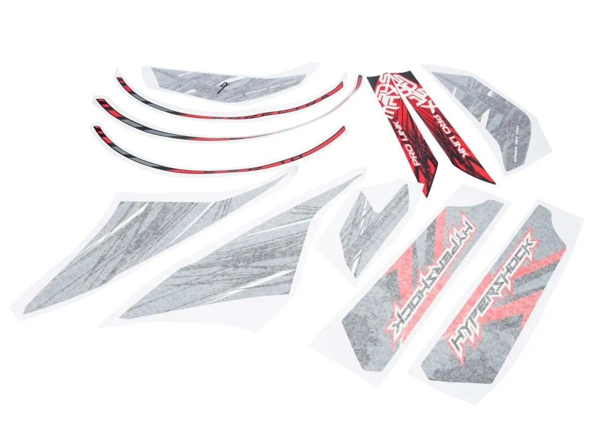 Zestaw naklejek CRS250 grafit