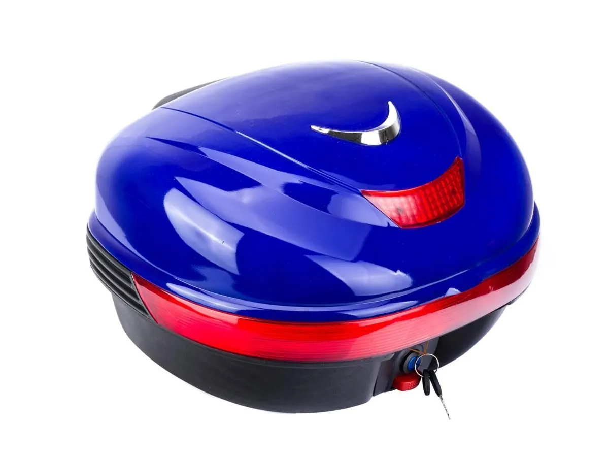 Kufer do motocykla 268 (44x38x28) 30L czar/nieb