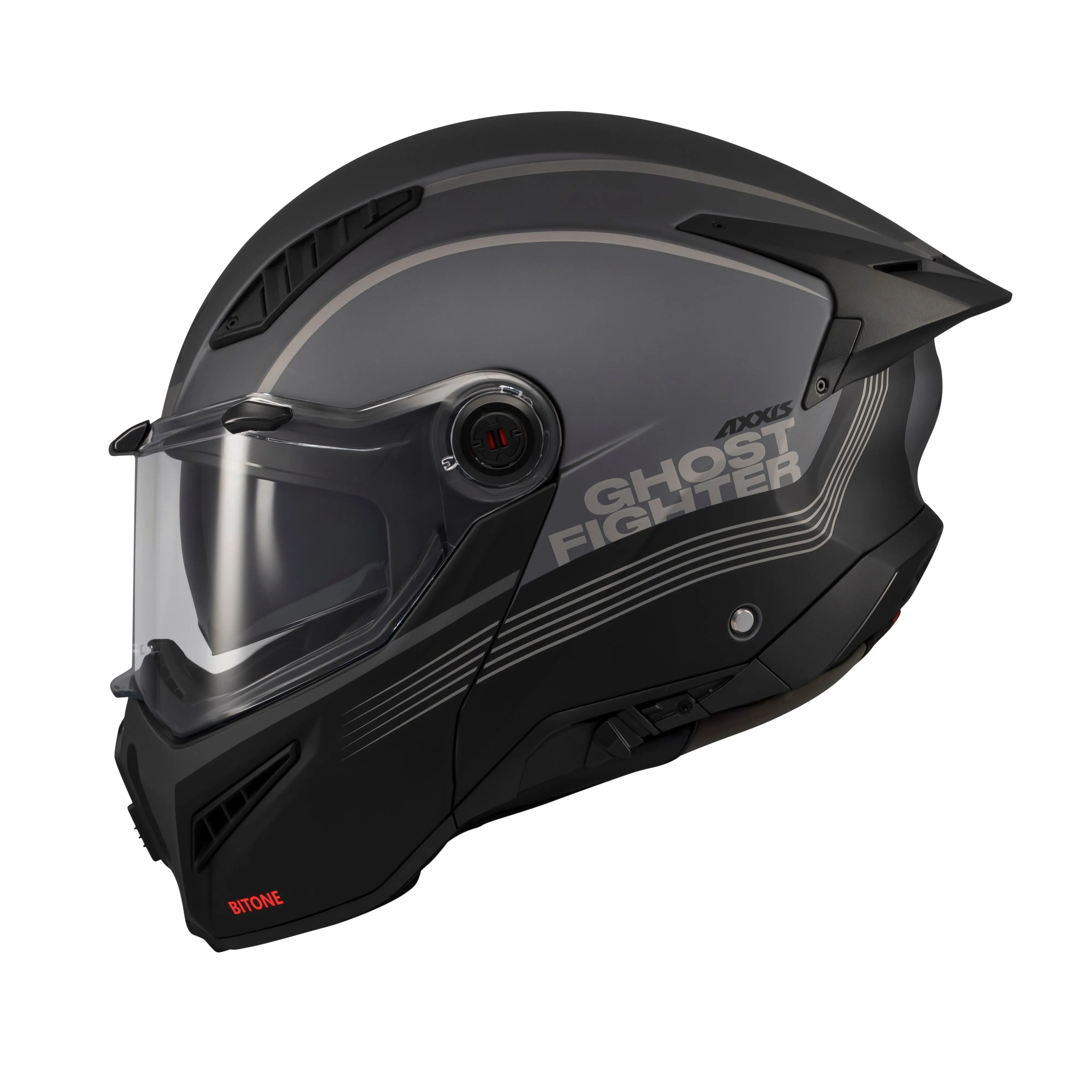 Kask AXXIS FU409SV GHOSTFIGHTER SV BITONE C12 grafit mat/czarny L /p-szcz/blend/