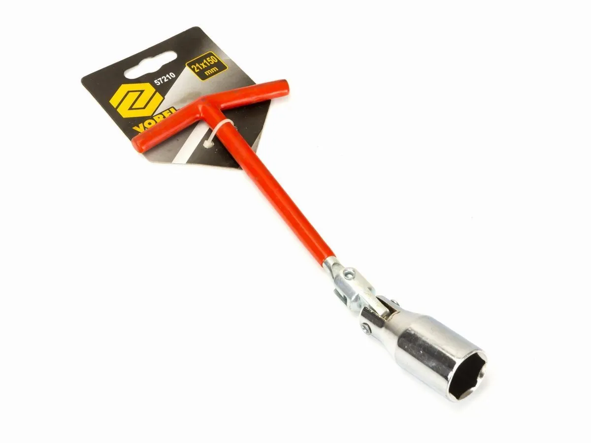 Klucz do świec 21mm x 150mm przegubowy /57210/ VOREL