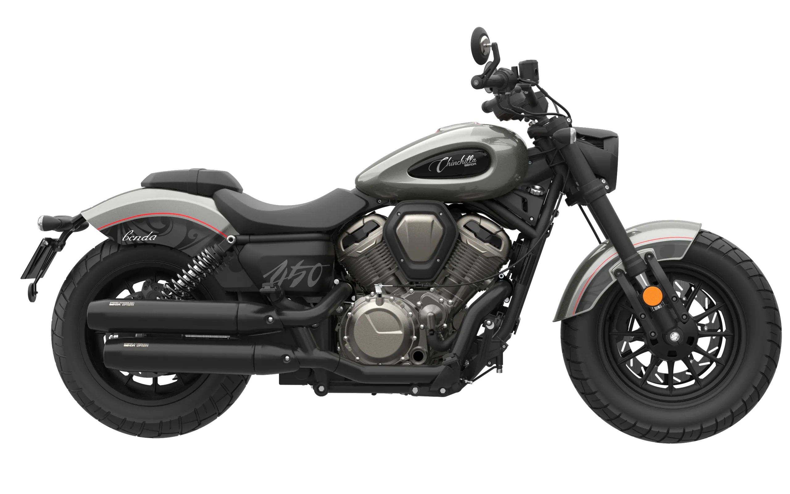 Motocykl BENDA CHINCHILLA 500 szary