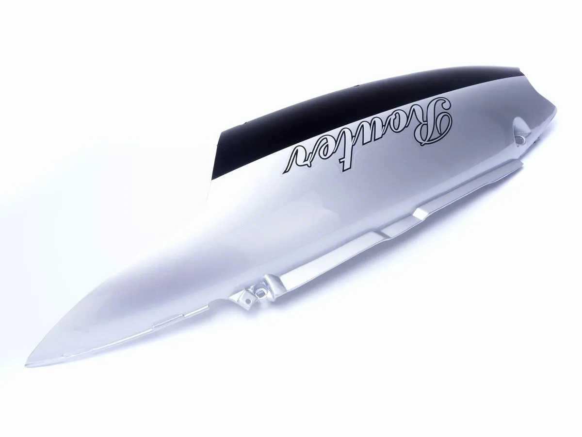 Osłona boczna prawa XL sreb/czarna