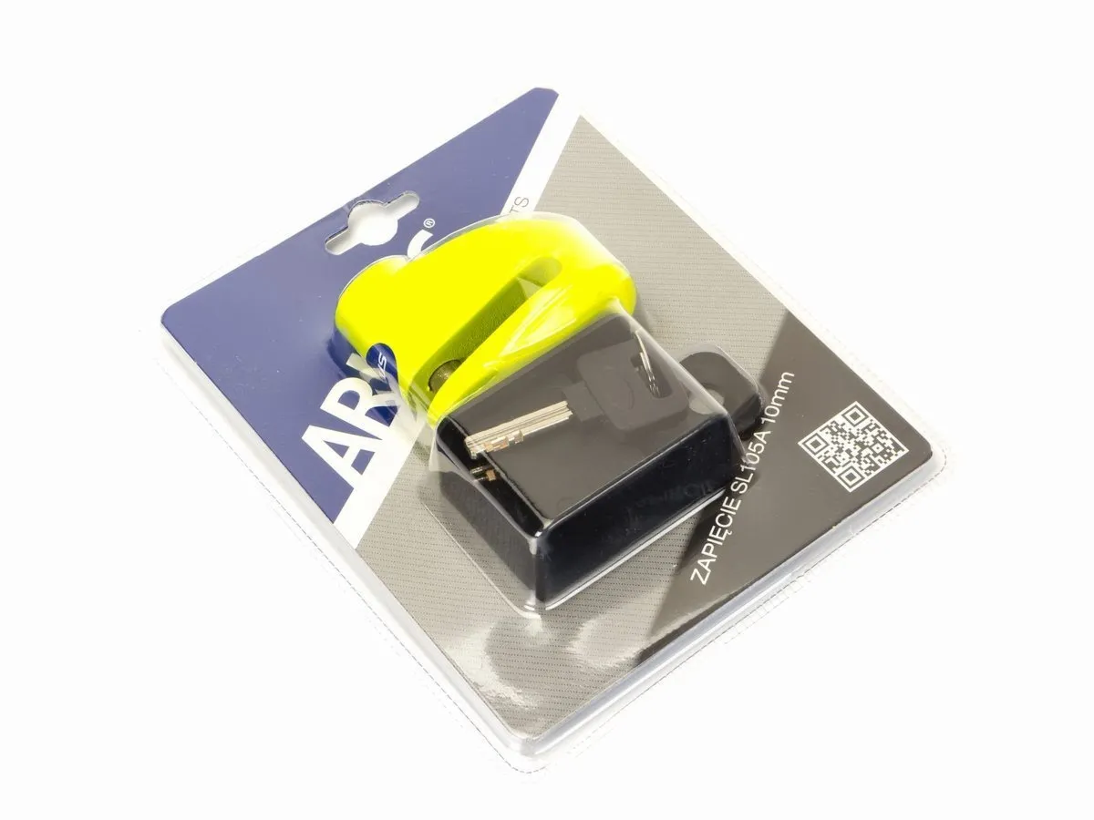 Zamknięcie SL105A do tarczy 10 mm żółte/z