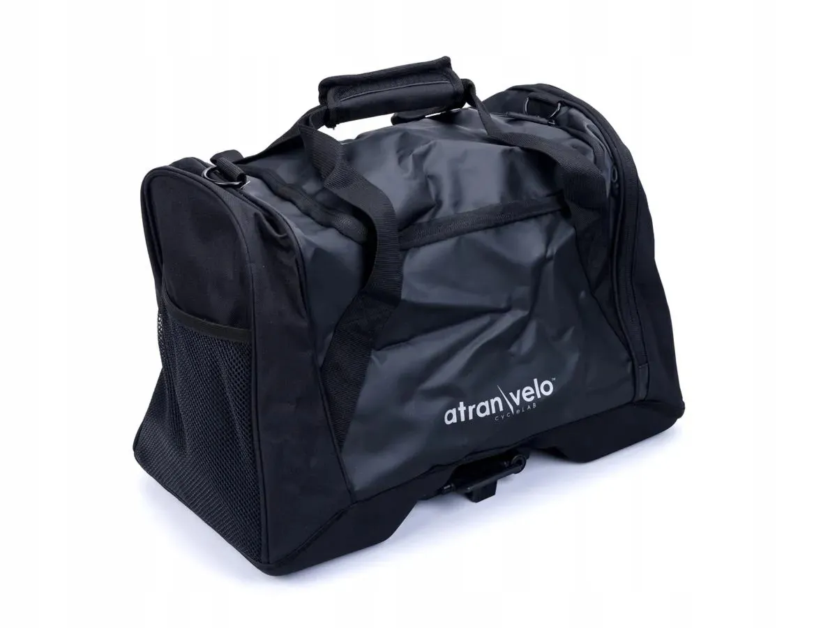 Torba rowerowa   sakwa na bagażnik PULSE ATRANVELO czarna - Oficjalny Sklep Romet