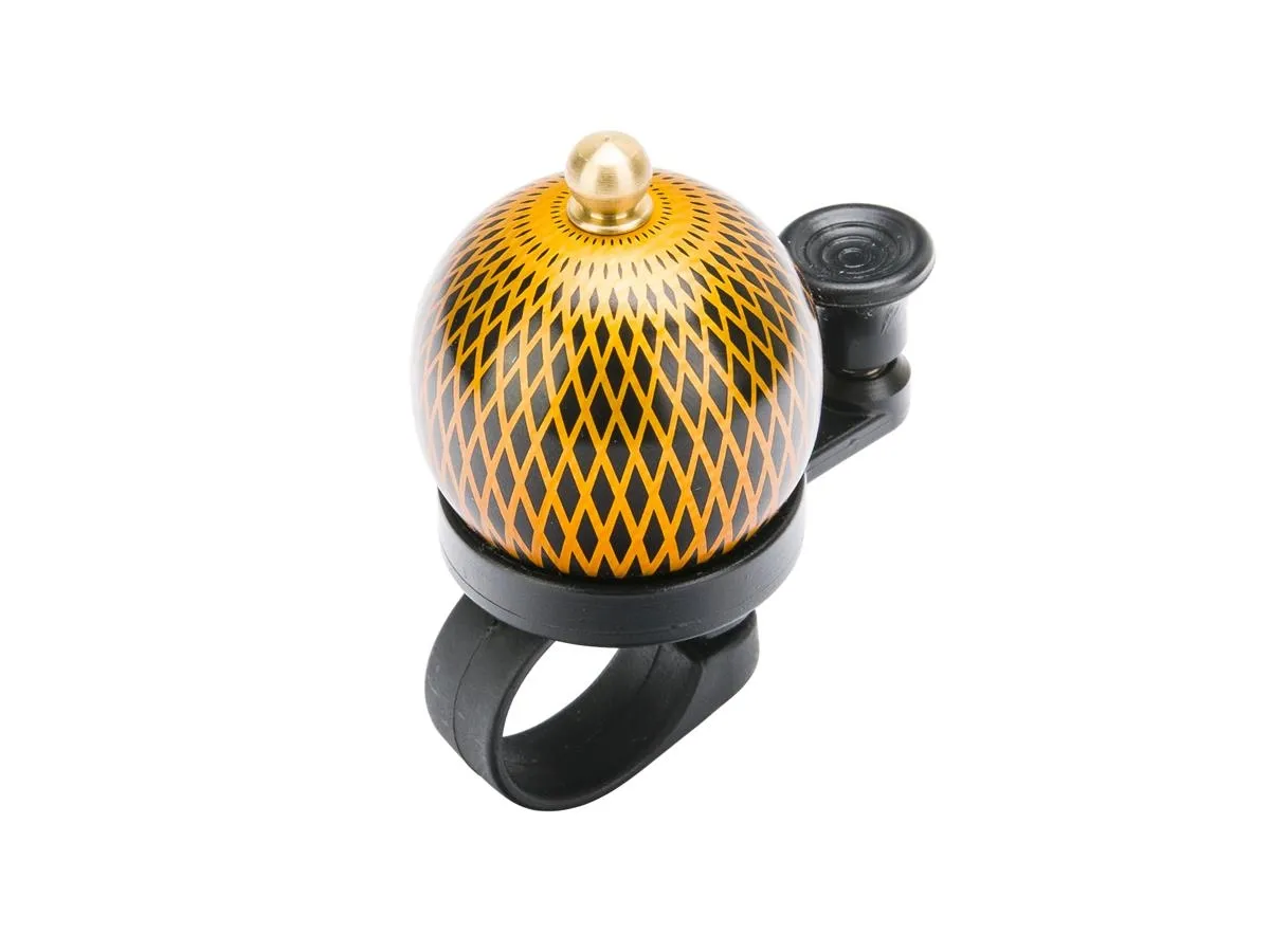 Dzwonek JH-808-3 mini ding-dong 38 mm. czarno-złoty et ROMET - Oficjalny Sklep Romet