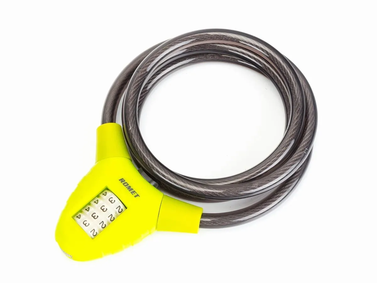 Zamknięcie spiralne 87613 10 x150 cm SZYFR "ROMET" czarno-zielone et/logo ROMET - Oficjalny Sklep Romet