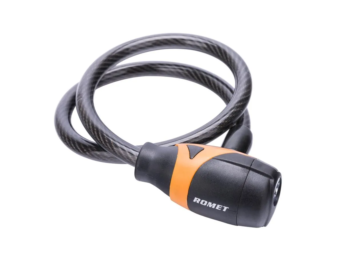 Zamknięcie spiralne 84355 10 x65 cm KLUCZ ROMETczarno-pomarańcz. et logo ROMET - Oficjalny Sklep Romet