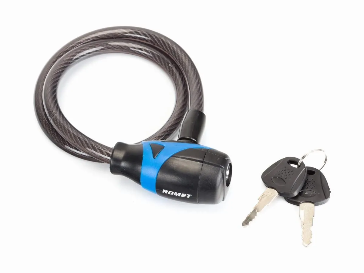 Zamknięcie spiralne 84355 10 x65 cm KLUCZ ROMETczarno-niebieskie et logo ROMET - Oficjalny Sklep Romet