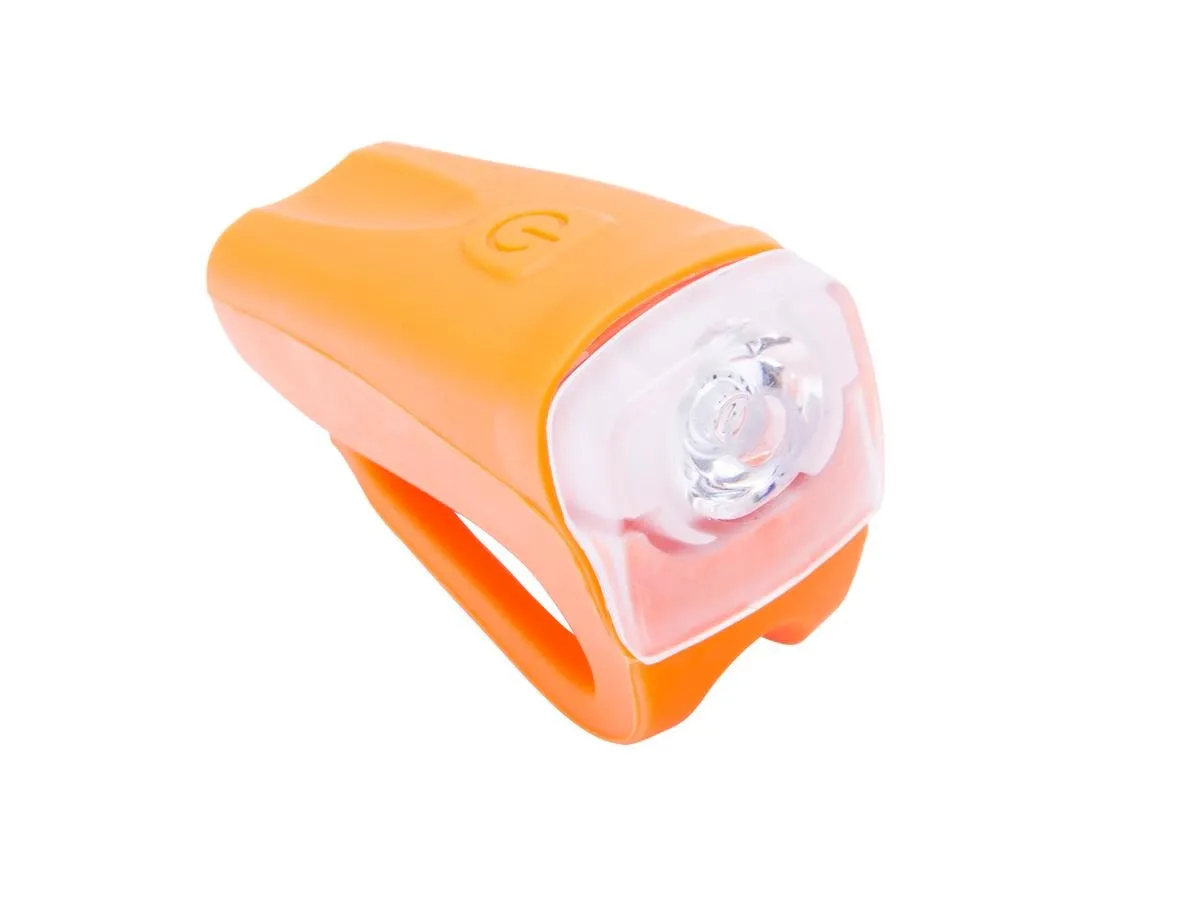 Lampa przednia bateryjna 1-LED 3-Watt JY-378FC pomarańczowa blister ROMET - Oficjalny Sklep Romet