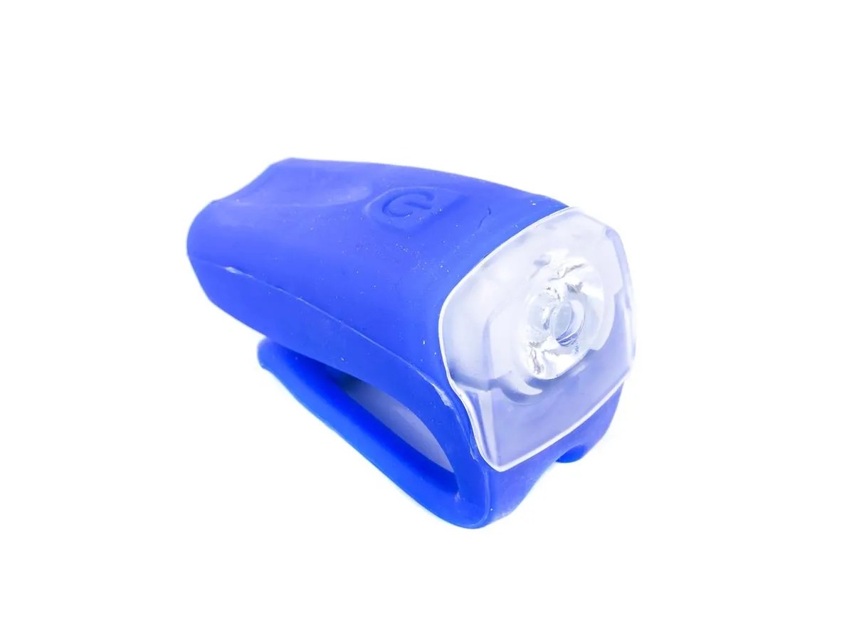 Lampa przednia bateryjna 1-LED 3-Watt JY-378FC niebieska, blister ROMET - Oficjalny Sklep Romet