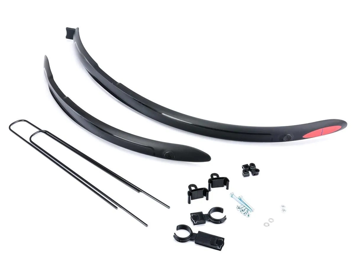 Błotnik 28" POLISPORT COLORADO CITY/ROAD Set, V/B PVC czarny - Oficjalny Sklep Romet