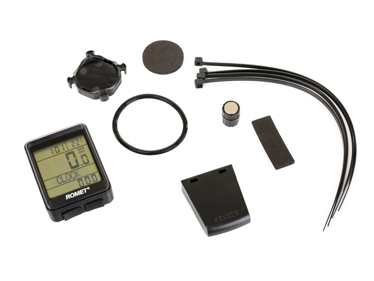 Licznik rowerowy bezprzewodowy BKV 1557 czarny et logo ROMET - Oficjalny Sklep Romet