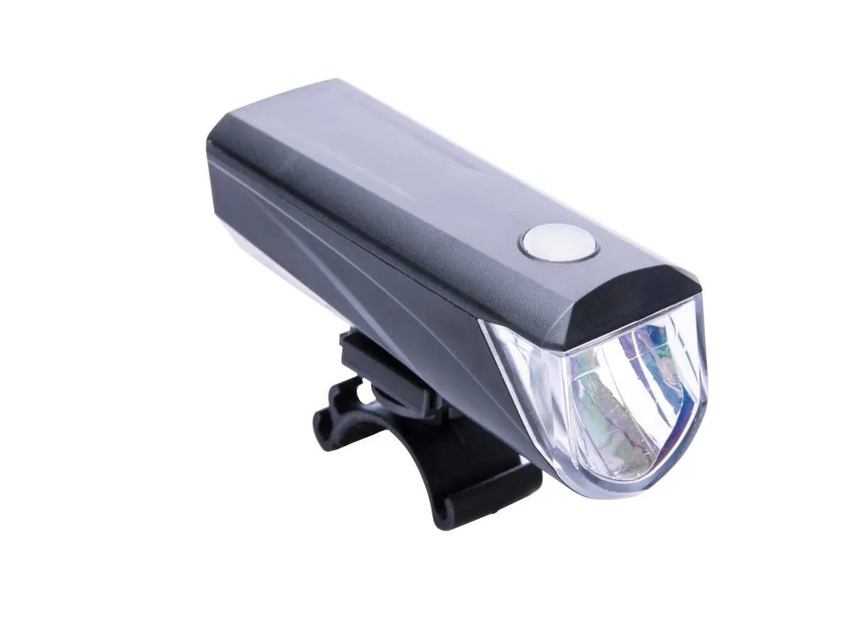 Lampa przednia bateryjna 1-LED 3-Watt JY-7076 czarna blister ROMET - Oficjalny Sklep Romet