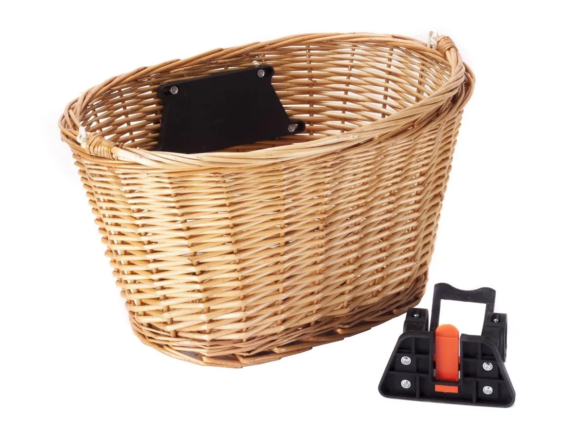 Koszyk na kierownicę wiklinowy RW002 / KLIP / 390X280X220 mm - Oficjalny Sklep Romet