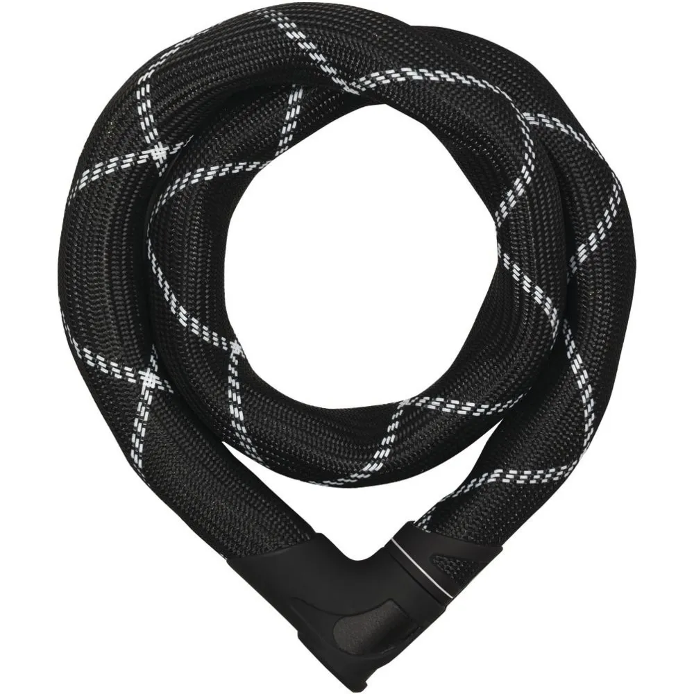 Zamknięcie rowerowe na klucz   łańcuch ABUS IVEN  110cm  czarny - Oficjalny Sklep Romet