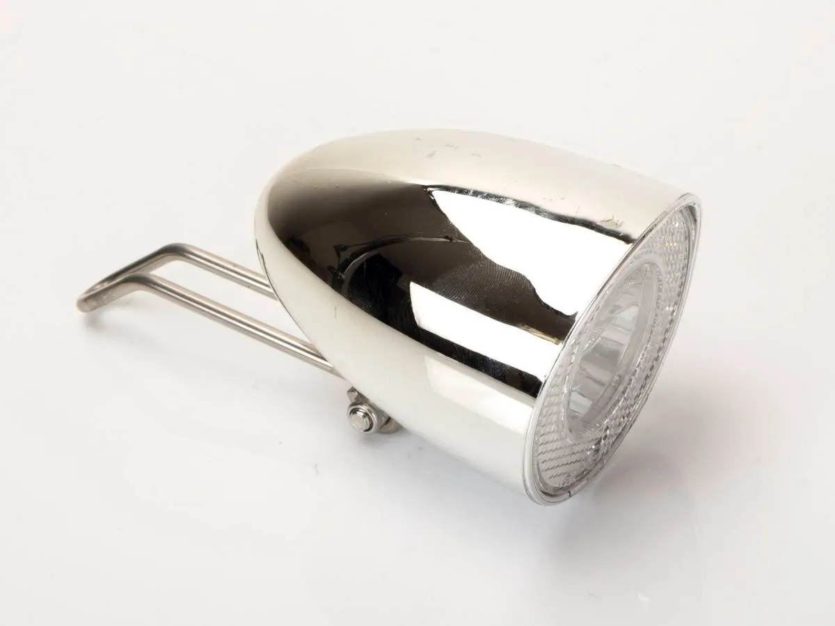 Lampa przednia BUCHEL 513 50 605 RETRO SPORTLED chrom z wyłą + przewód - Oficjalny Sklep Romet