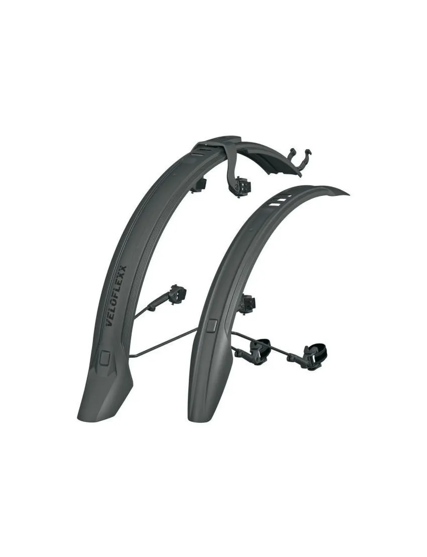Błotniki VELOFLEXX 65 26"-27,5" czarne zestaw - Oficjalny Sklep Romet