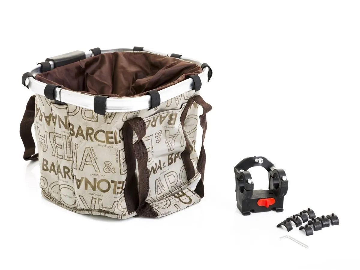 Koszyk na kierownicę z materiału HB-143/KLIP/ 330X270X260 mm - Oficjalny Sklep Romet