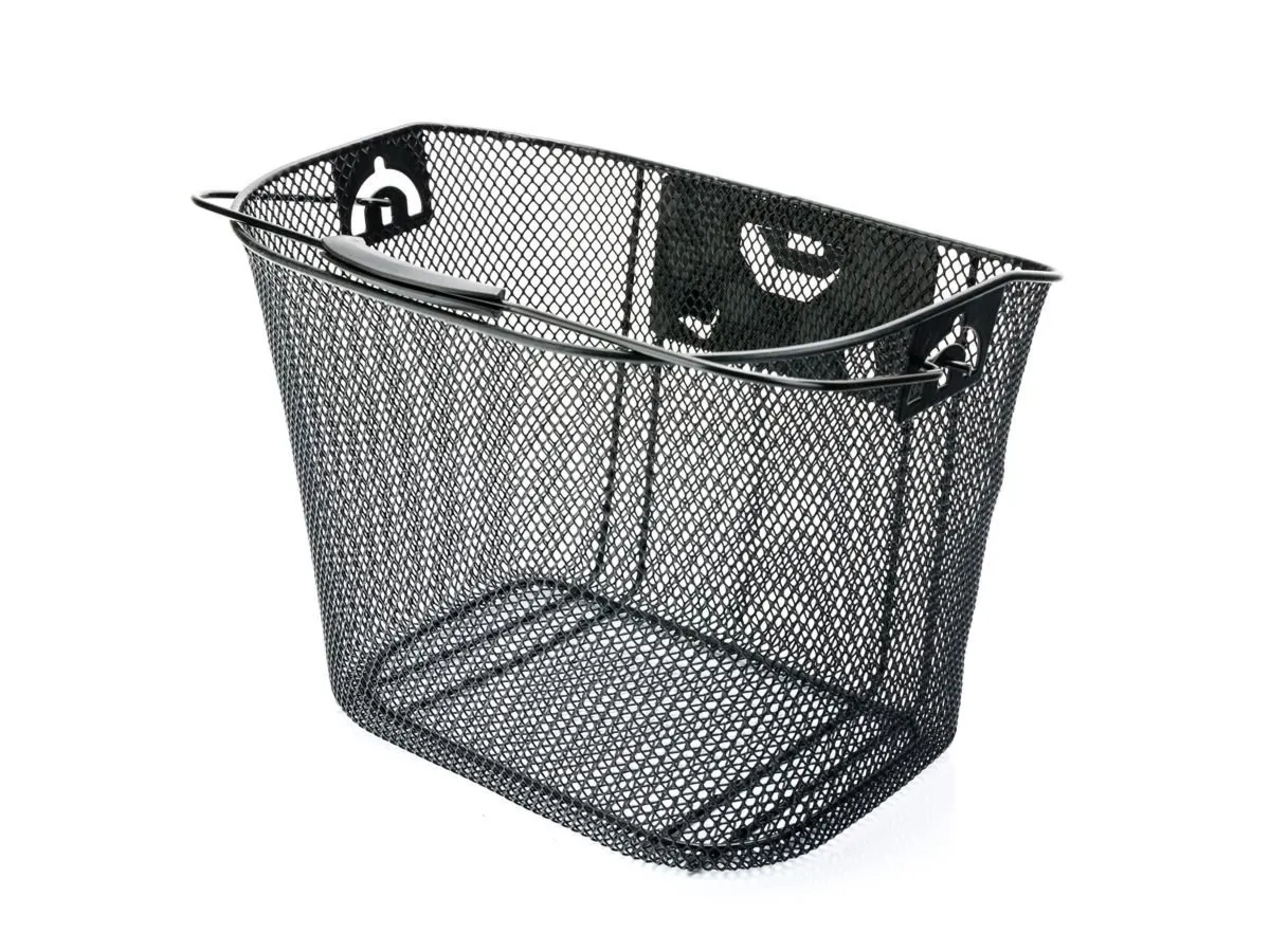 Koszyk na kierownicę CL-05 metalowy, czarny z klipem BOX-20 sztuk - Oficjalny Sklep Romet