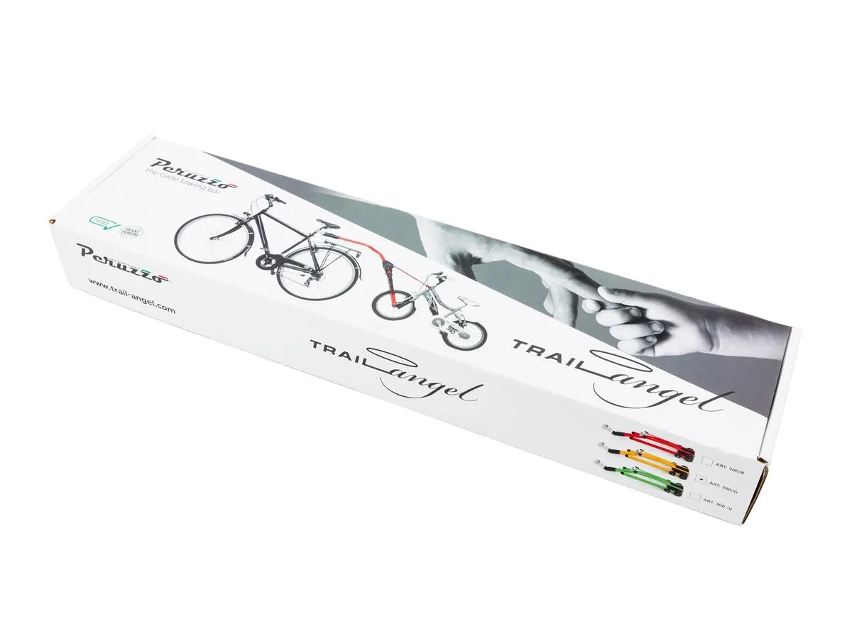 Uchwyt/hol rowerowy Peruzzo do holowania rowerków do 20" żółty. - Oficjalny Sklep Romet