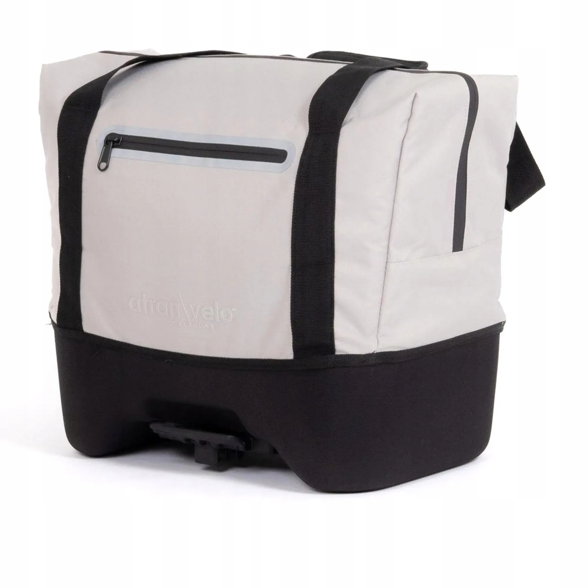 Torba rowerowa   sakwa na bagażnik BEAT ATRANVELO jasno szary - Oficjalny Sklep Romet