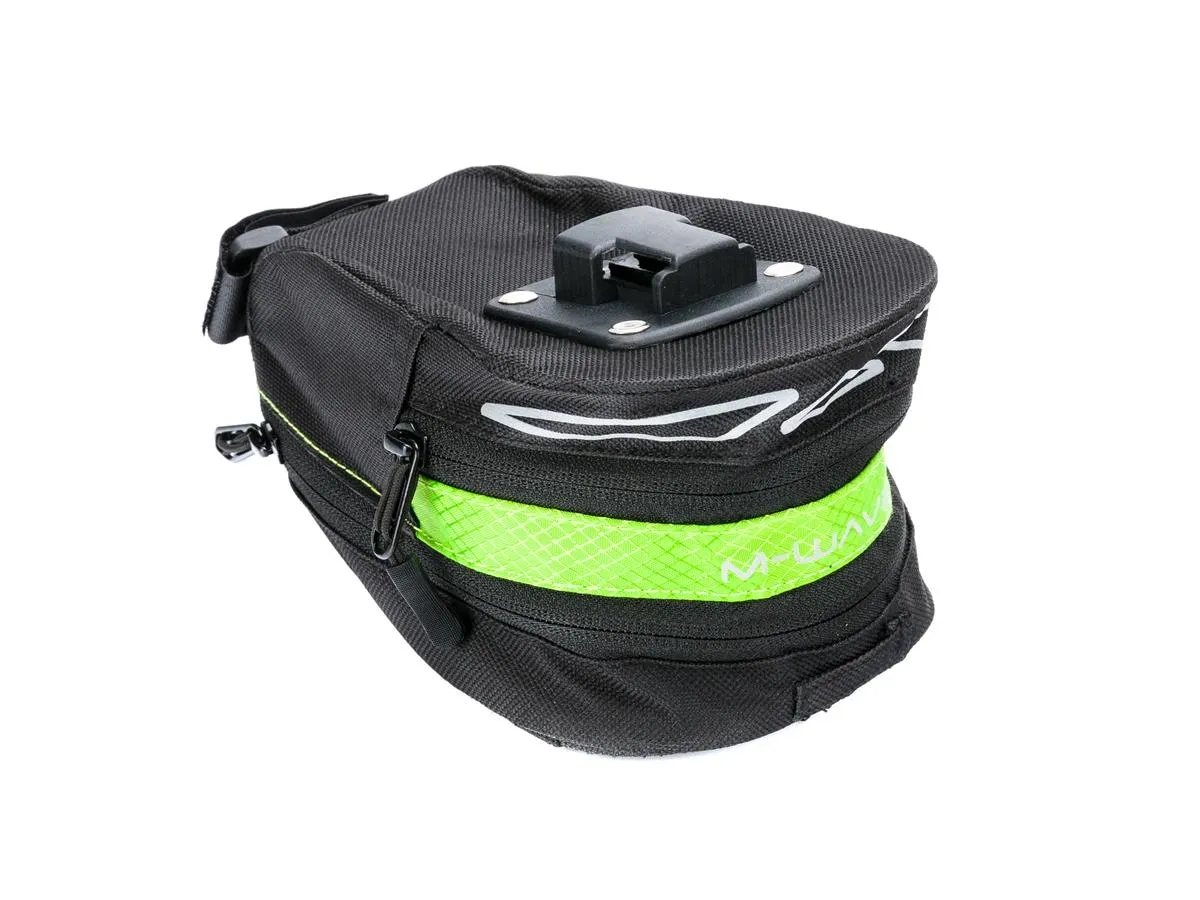 Sakwa podsiodłowa M-WAWE L czarno-zielona - Oficjalny Sklep Romet