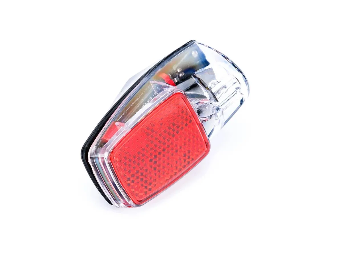 Lampa tylna na błotnik, bateryjna 1-LED JY-591 2xAAA OEM - Oficjalny Sklep Romet