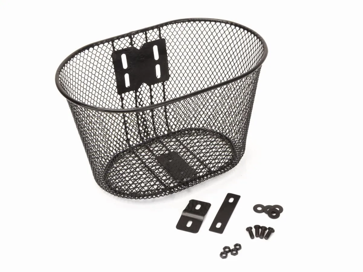 Koszyk rower.przedni HB-047-1 dziecięcy czarny stal. - Oficjalny Sklep Romet